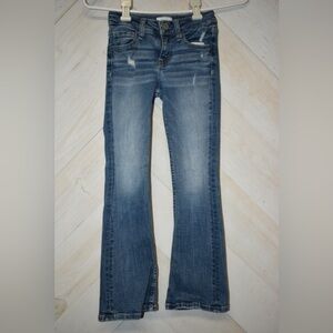 BKE youth girls size 7R Flare Jeans in Classic Blue